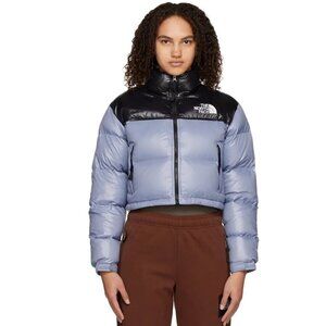 WOMEN'S THE NORTH FACE NUPTSE 700 SHORT CROP JACKET SZ S